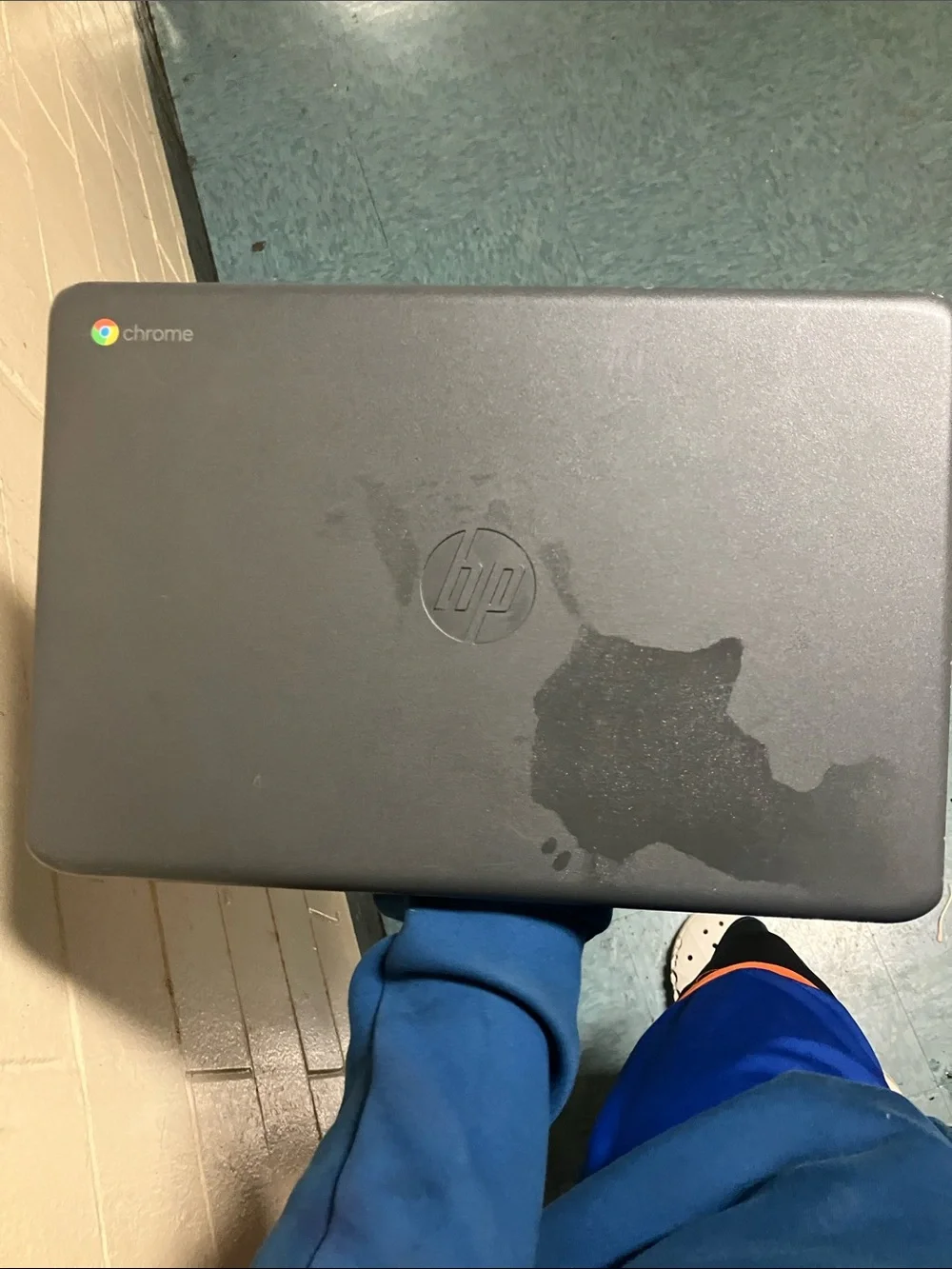HP Laptop in Black with Dark Gray Keyboard